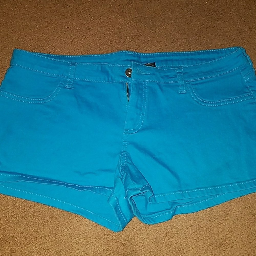 Blue shorts